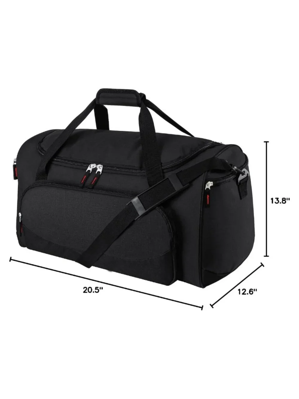 50L Polyester Duffle Bag Gym Travel Sports Weekender Carry On